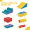 7-Piece Kids Foam Climbing Blocks Set with Colorful Soft Play Shapes for Motor Skill Growth